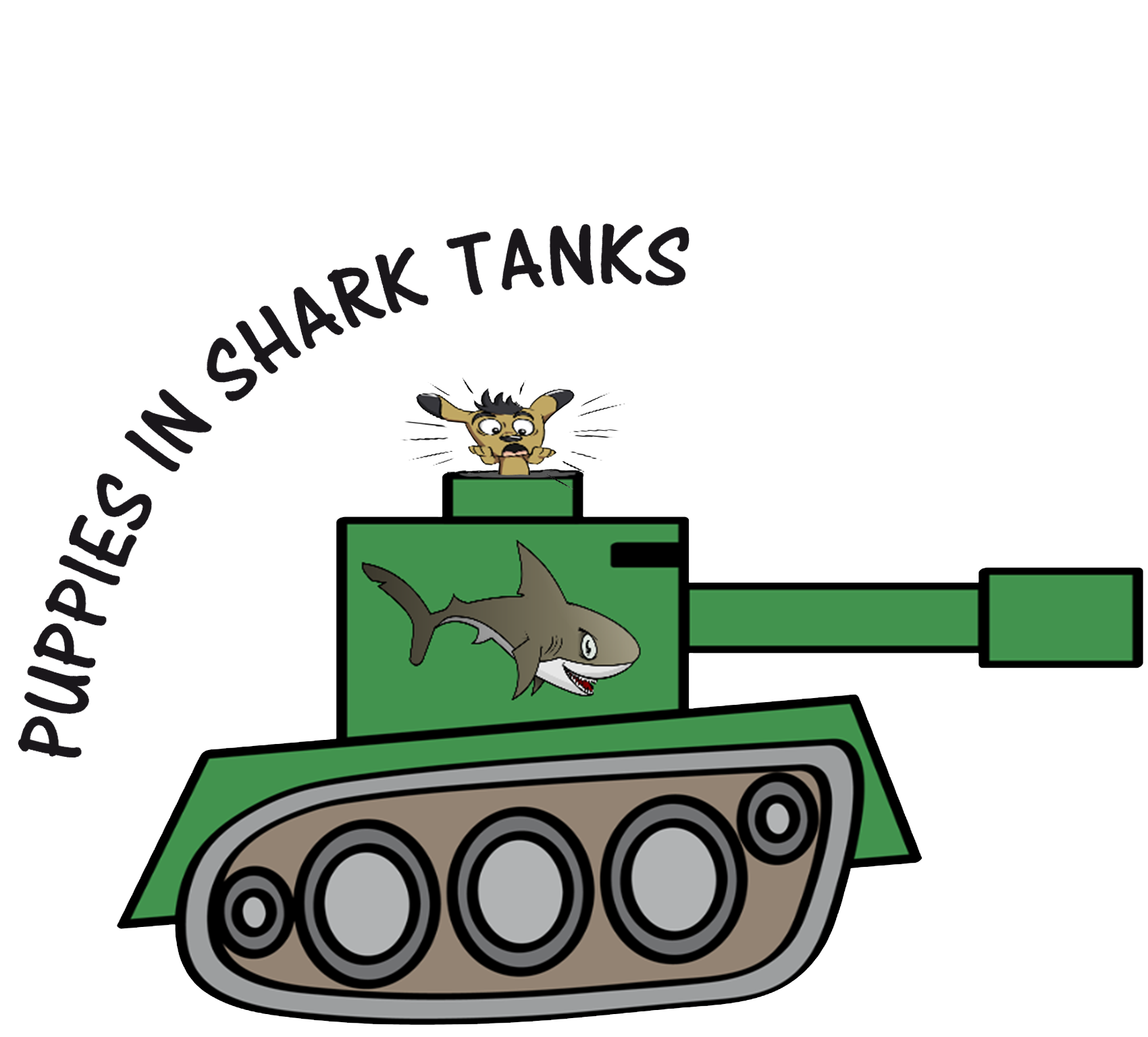 CoB Puppies in Shark Tanks Logo