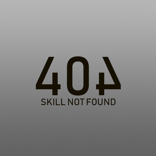 404 SkilI not Found Logo