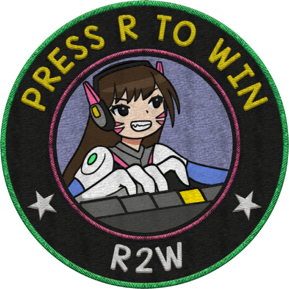 Press R to Win Logo