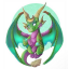 On Emerald Wings Logo On Emerald Wings Logo