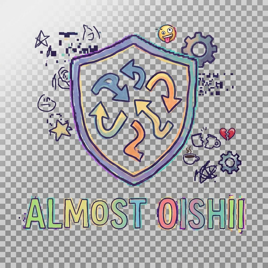 Almost Oishii Logo