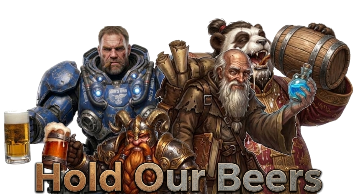HOLD OUR BEER Logo