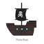 Pirate Boat Logo Pirate Boat Logo