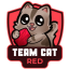 Team Cat Red Logo