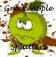 Green Apple Splatters Logo